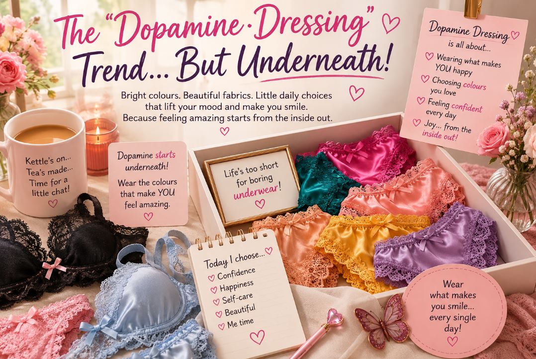 The "Dopamine Dressing" Trend... But Underneath!