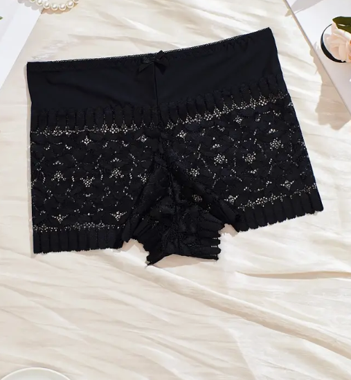 Beautiful knickers floral lace soft and comfy briefs sexy fit front bow decor