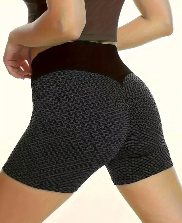 Women's short leggings yoga pants seamless stretchy tummy control butt lift sexy