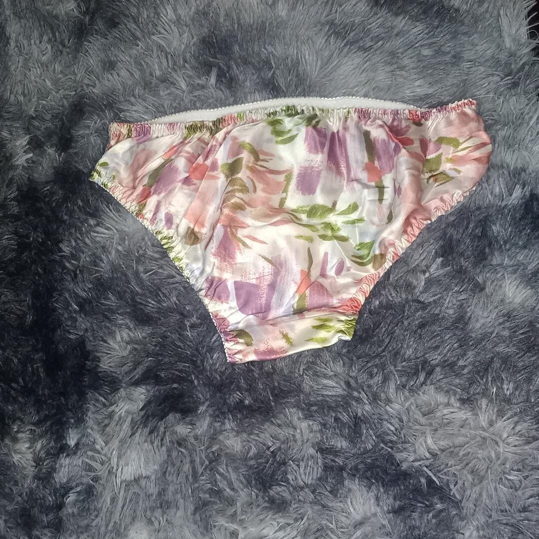 Sexy women's 100% silk knickers various design panties silky shine sissy CD TV