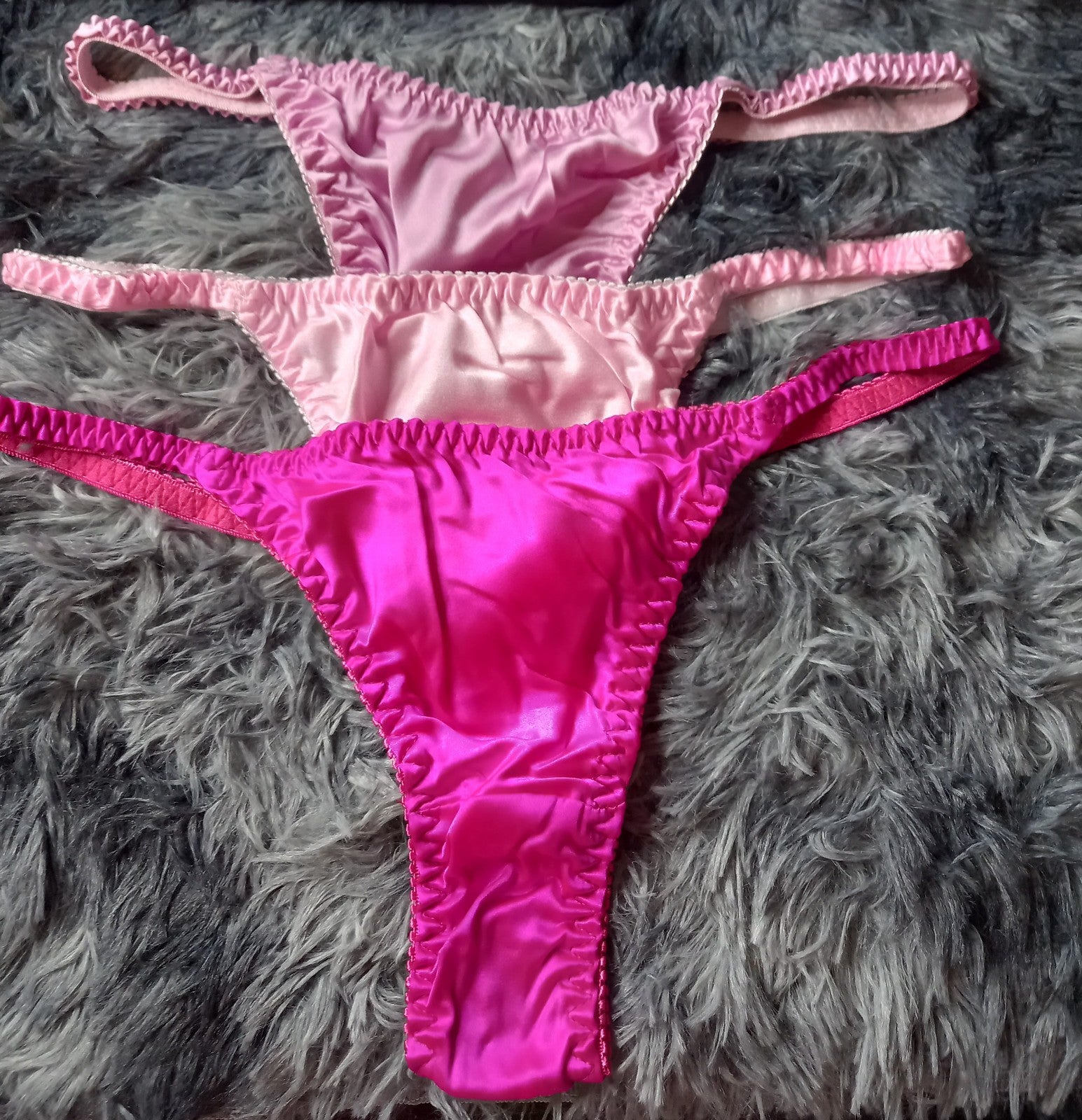 100% mulberry silk fancy & sexy women's thongs various designs one size UK 8-12