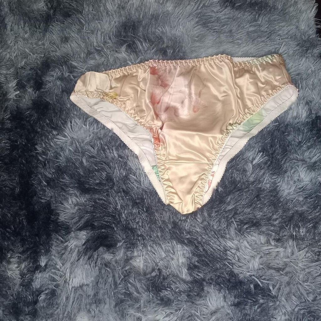 Sexy women's 100% silk knickers various design panties silky shine sissy CD TV