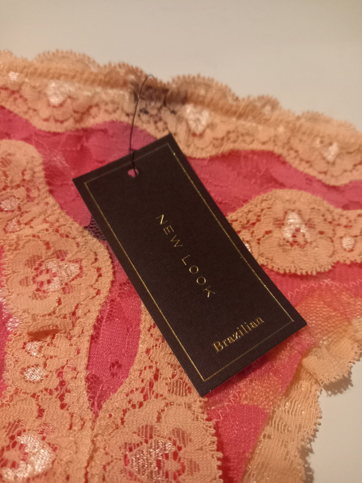 5 pack -New Look Beautiful lace Thong Woman's pink  Beautiful sexy lacey  Thongs