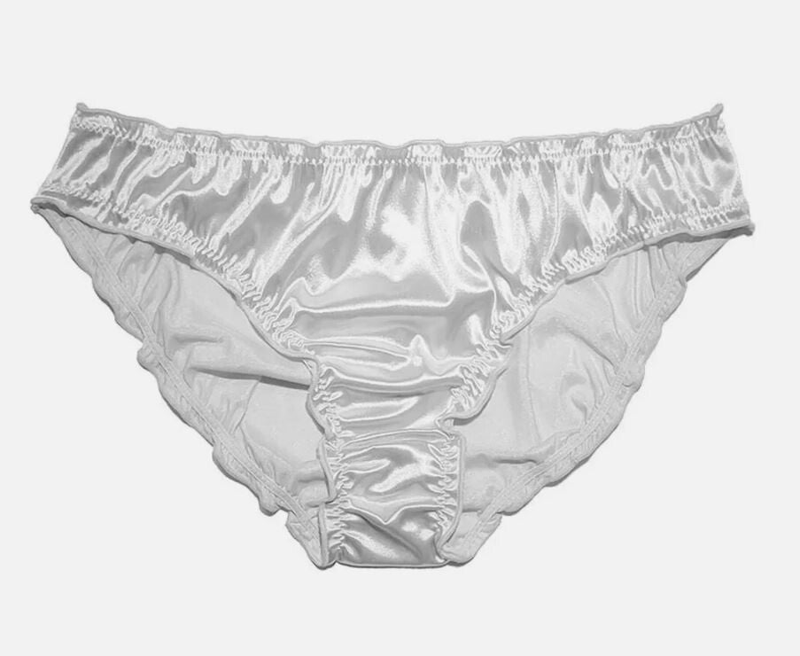 Women Sexy Soft silky knickers satin panties comfy sissy CD TV full bum coverage