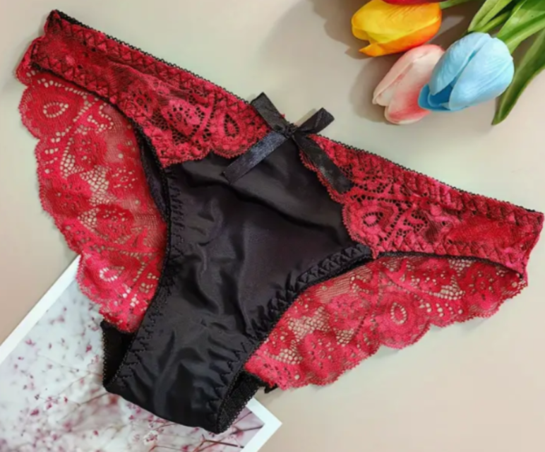 Gorgeous Silky feel / lacey soft and comfortable knickers in various colours