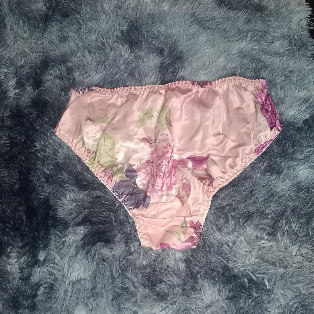 Sexy women's 100% silk knickers various design panties silky shine sissy CD TV