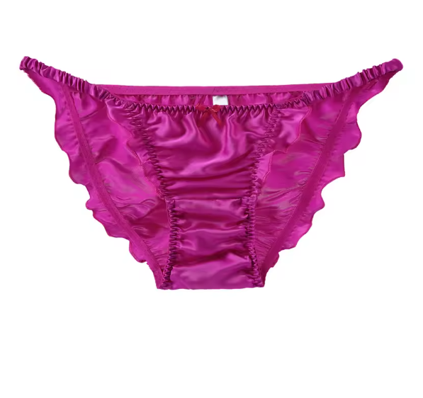 Most gorgeous 100% SILK tanga style knickers soft feel sexy women's panties