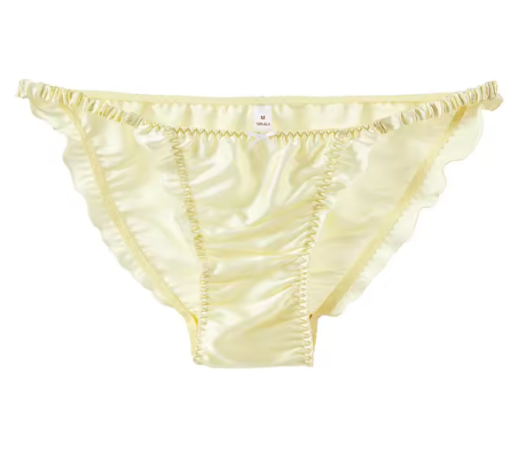 Most gorgeous 100% SILK tanga style knickers soft feel sexy women's panties