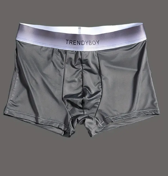 Mens Cooling Boxers - Ultra-Soft Ice Silk, Breathable, Comfy & Sexy Satin boxers