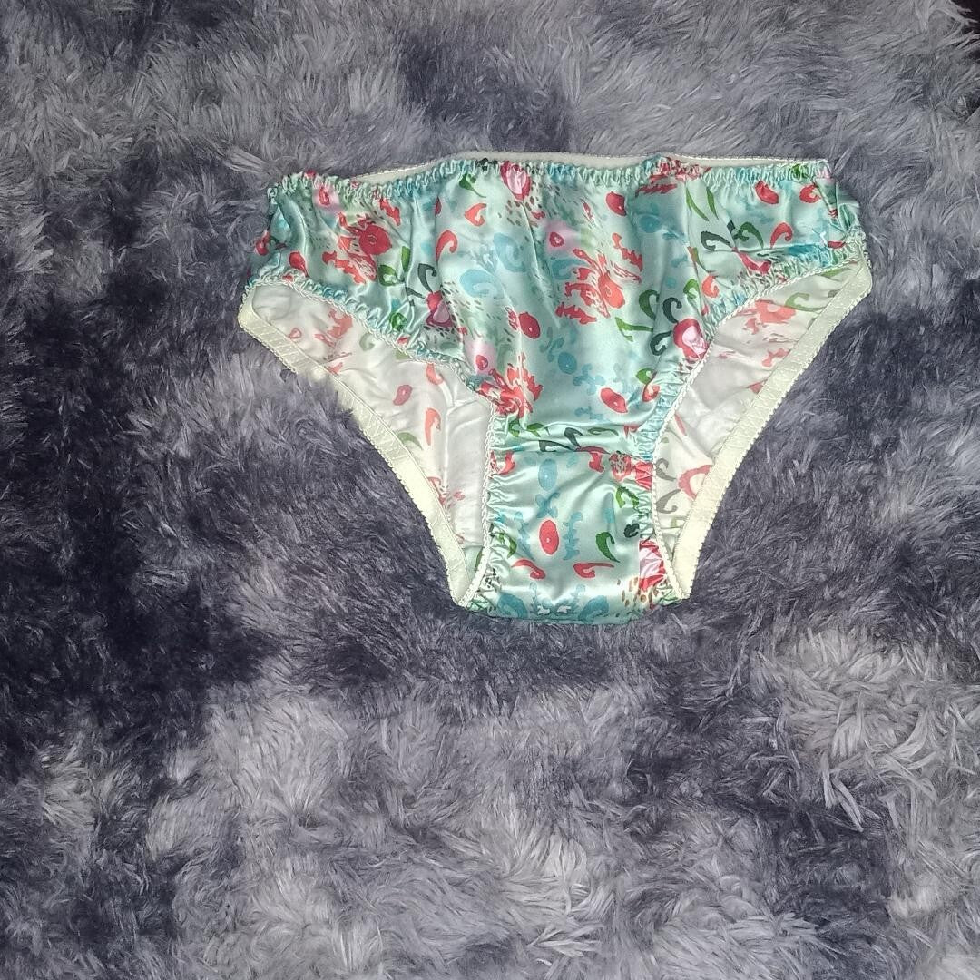 Sexy women's 100% silk knickers various design panties silky shine sissy CD TV