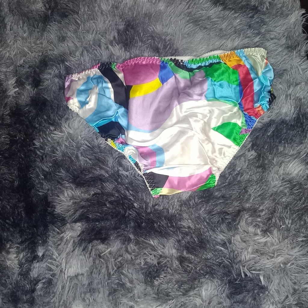 Sexy women's 100% silk knickers various design panties silky shine sissy CD TV