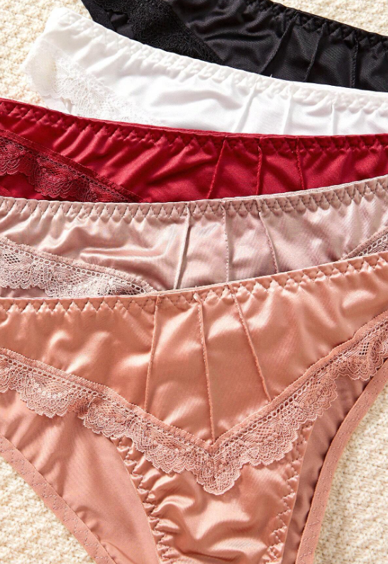 Luxury soft silk panties excellent quality satin knickers sissy cd tv