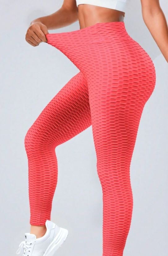 Honeycomb yoga pants leggings  shaping bum scrunchie tummy control ,Top Quality 