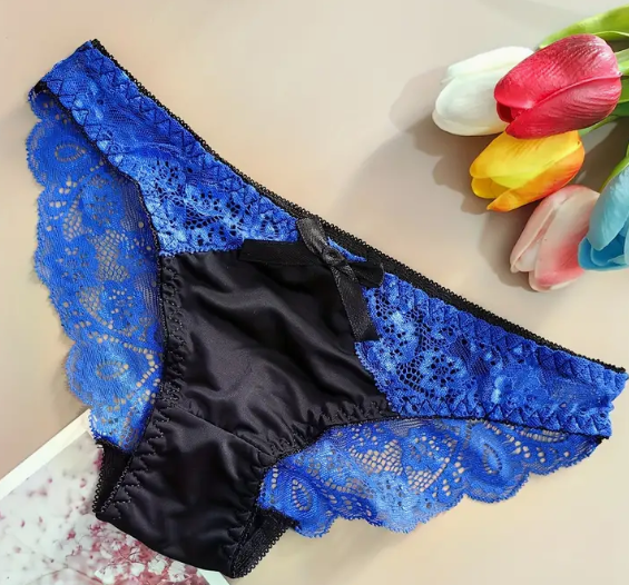 Gorgeous Silky feel / lacey soft and comfortable knickers in various colours