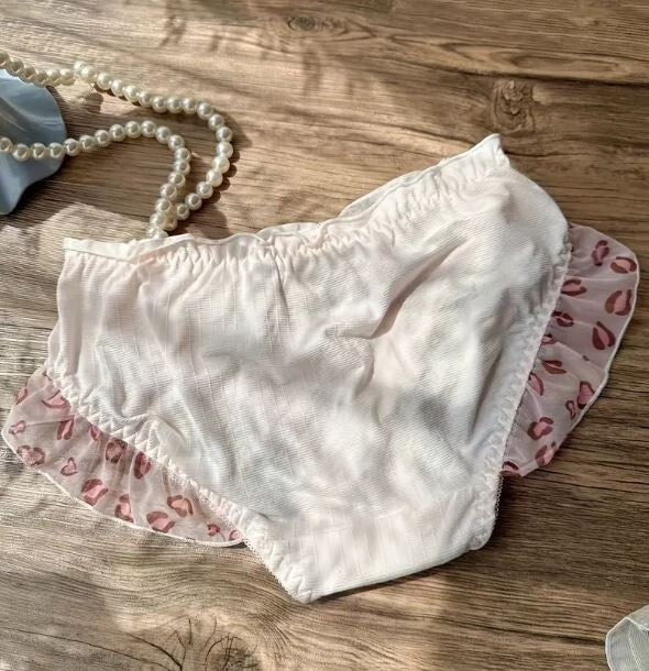 Women's Japanese style hot stunning design knickers animal print panties Sissy