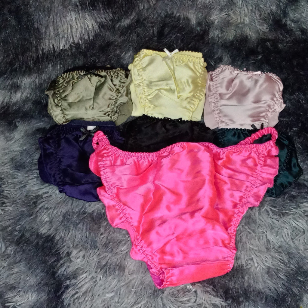 Most gorgeous 100% SILK tanga style knickers soft feel sexy women's panties