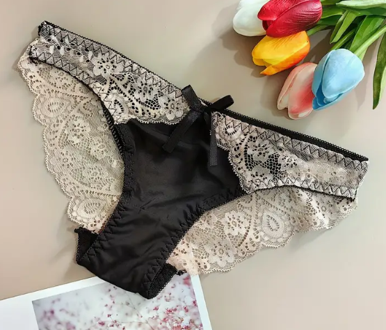 Gorgeous Silky feel / lacey soft and comfortable knickers in various colours