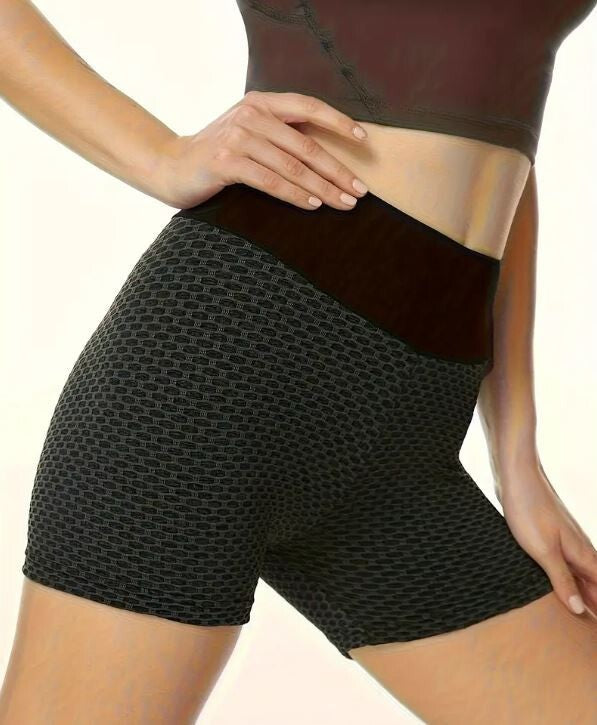 Women's short leggings yoga pants seamless stretchy tummy control butt lift sexy