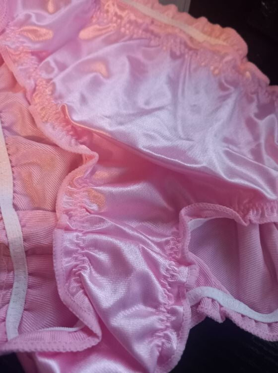 Women Sexy Soft silky knickers satin panties comfy sissy CD TV full bum coverage