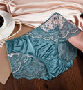 Women's lace & icey satin french style soft silky feel knickers sissy CD TV
