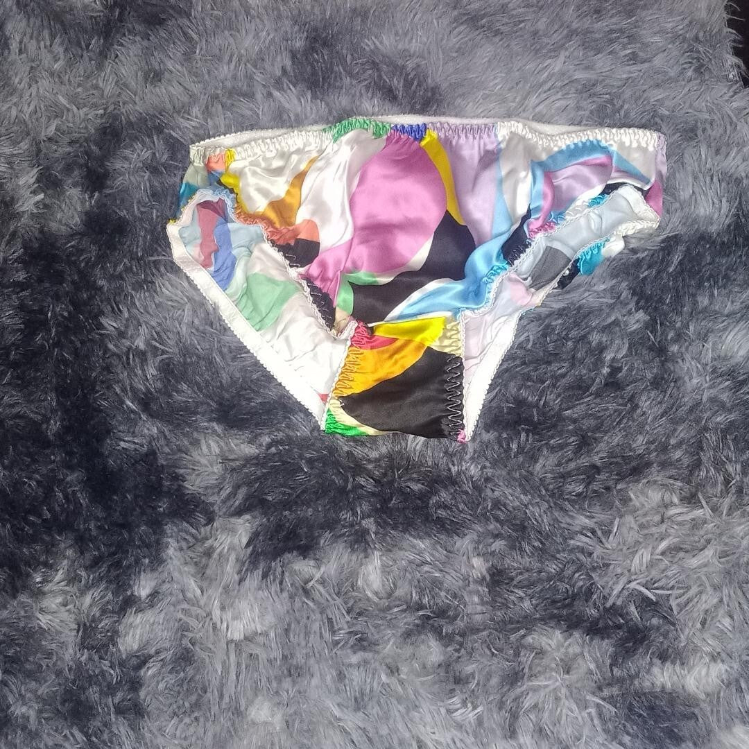Sexy women's 100% silk knickers various design panties silky shine sissy CD TV