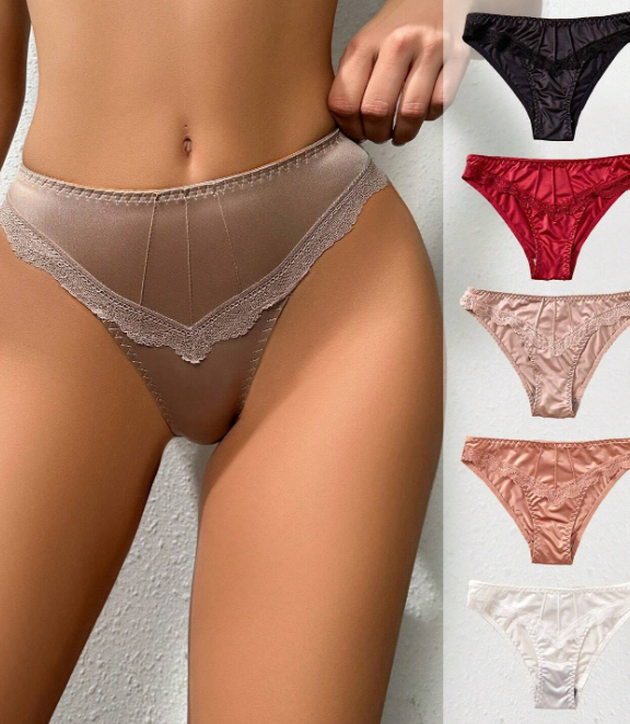 Luxury soft silk panties excellent quality satin knickers sissy cd tv