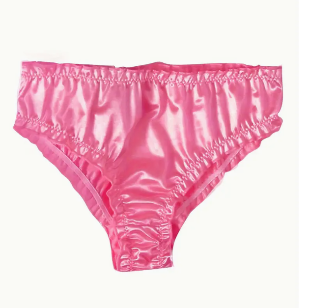 Women Sexy Soft silky knickers satin panties comfy sissy CD TV full bum coverage