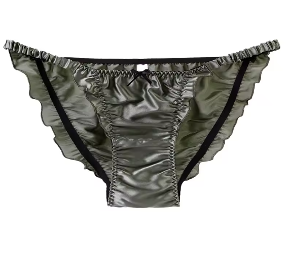 Most gorgeous 100% SILK tanga style knickers soft feel sexy women's panties