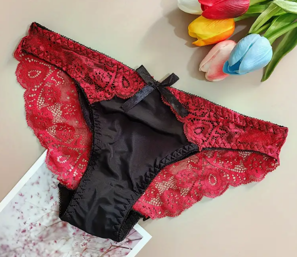 Gorgeous Silky feel / lacey soft and comfortable knickers in various colours