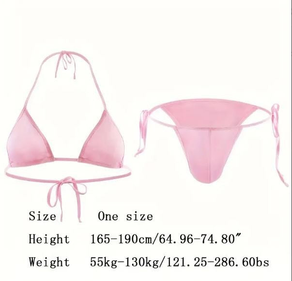 MEN!!! get bikini ready 2 piece bikini set tempting summer ready sissy CD TV