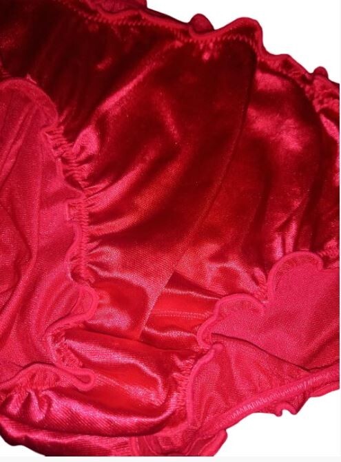 Women Sexy Soft silky knickers satin panties comfy sissy CD TV full bum coverage
