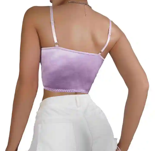 Sexy lilac corset with butterfly detail adjustable straps silky feel sissy CD TV