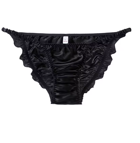 Most gorgeous 100% SILK tanga style knickers soft feel sexy women's panties