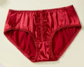Sexy silky knickers full bum coverage frill detail satin soft panties #sissy