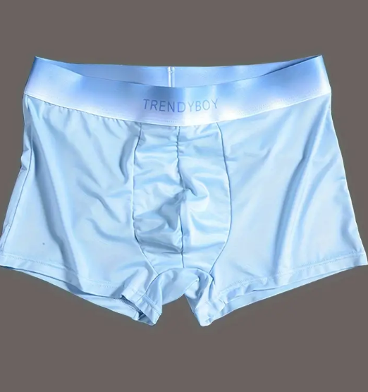 Mens Cooling Boxers - Ultra-Soft Ice Silk, Breathable, Comfy & Sexy Satin boxers