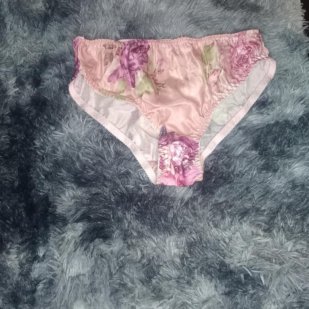 Sexy women's 100% silk knickers various design panties silky shine sissy CD TV