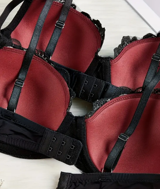 Luxurious Embroidered Bra With Moulded Cups Non-Padded Underwire Support