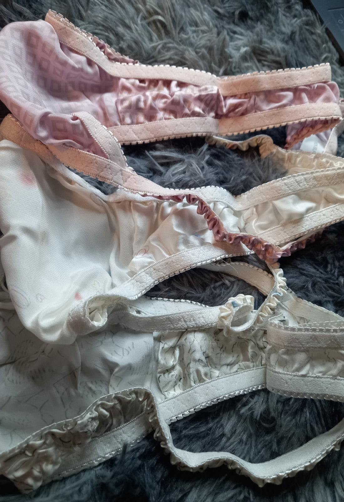 100% mulberry silk fancy & sexy women's thongs various designs one size UK 8-12