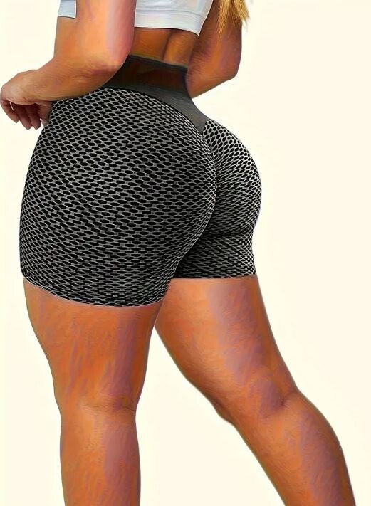 Women's short leggings yoga pants seamless stretchy tummy control butt lift sexy