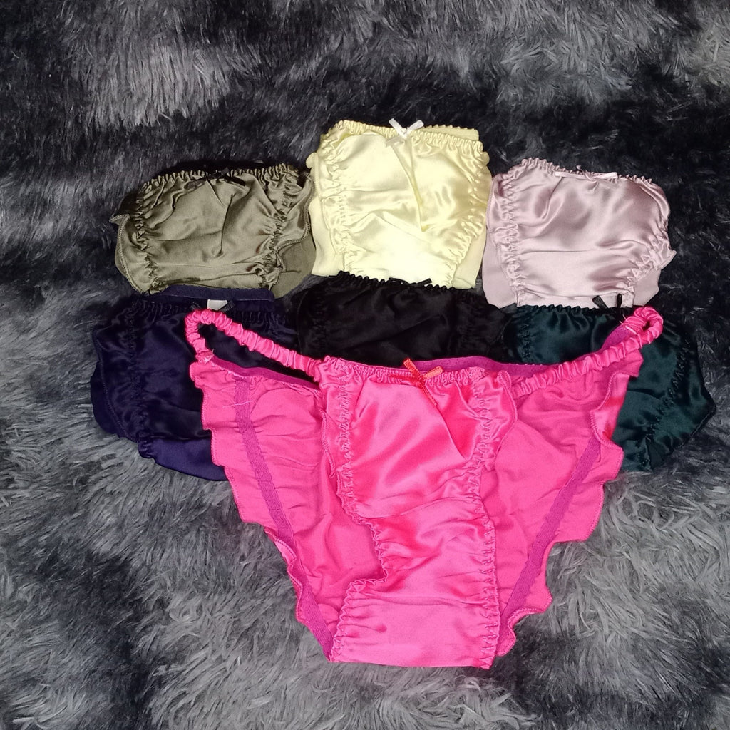 Most gorgeous 100% SILK tanga style knickers soft feel sexy women's panties