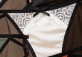 Mesh silky feel knickers pearl decor on front soft panties #sissy #CD #TV #tanga