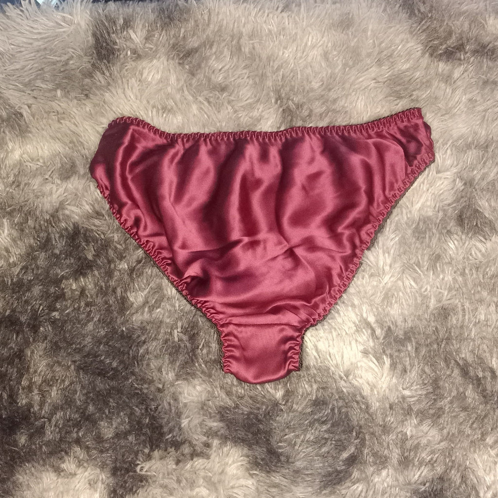 Sexy Women's 100% mulberry silk knickers soft panties medium -,XL unisex