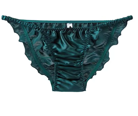 Most gorgeous 100% SILK tanga style knickers soft feel sexy women's panties