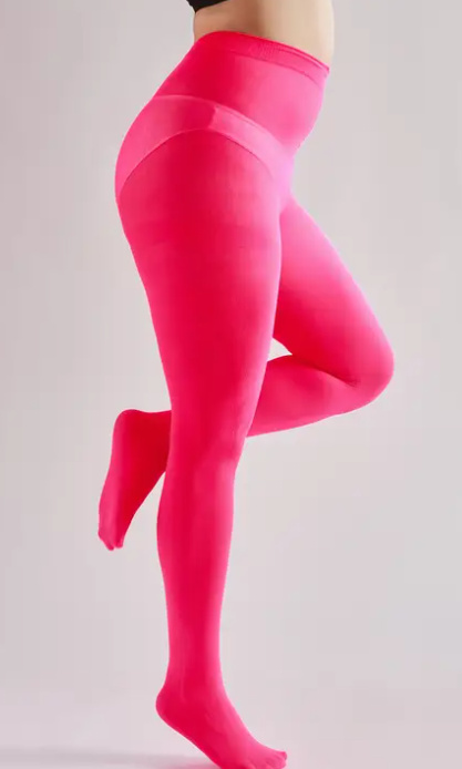 Women's 80D tights fashionable bright colours one size