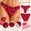 Fuchsia Rose Red Silky Satin Knickers Boop Love Frilly Ruffle Panties M 10