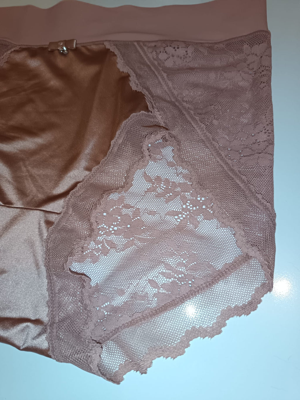 3 Pack Luxury Silky Satin Lace Knickers Womens Briefs Size M UK 10