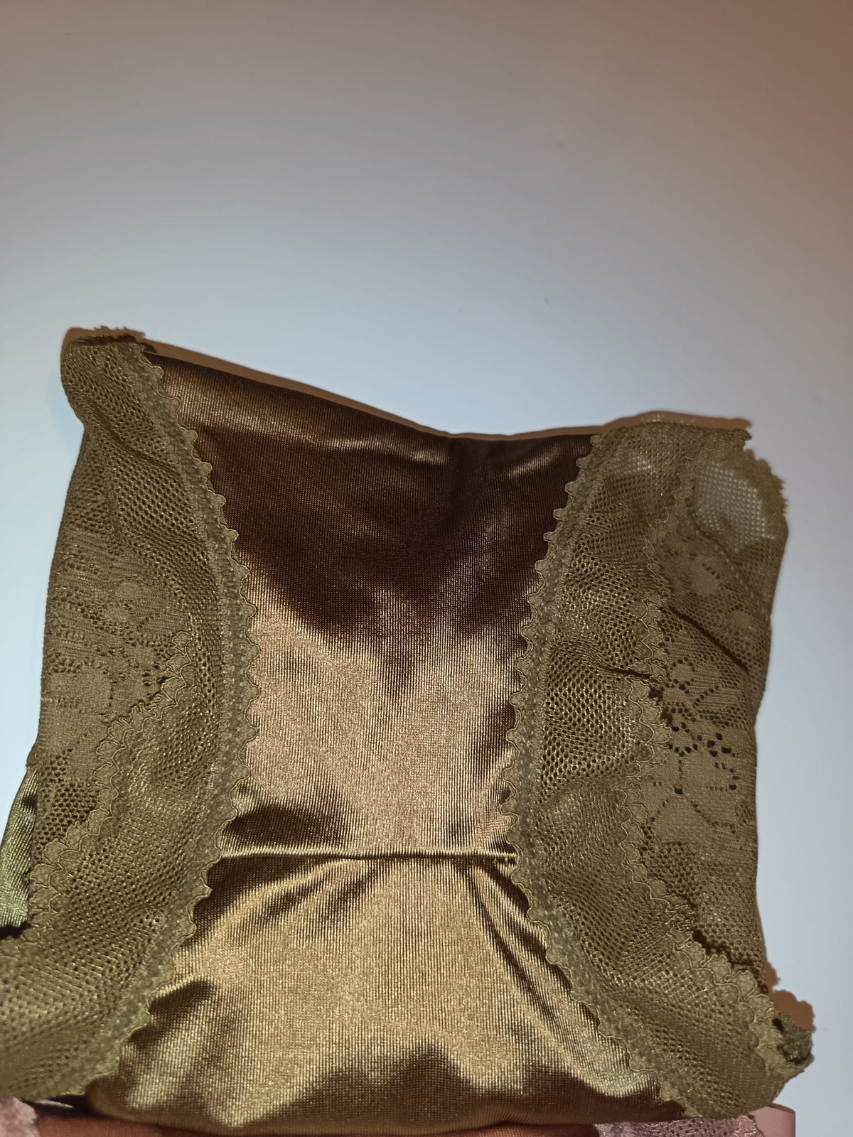 3 Pack Luxury Silky Satin Lace Knickers Womens Briefs Size M UK 10