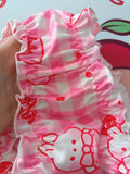 💕 Pink Gingham Kawaii Bear Frilly Sissy Panties 💕 size 12-14 L